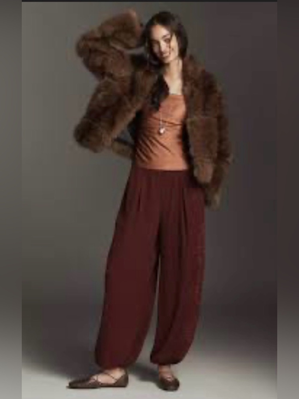 NWT Anthropologie Bl-nk Imogen Lace Baloon Pant S - Picture 2 of 6